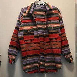 Vintage fleece button down